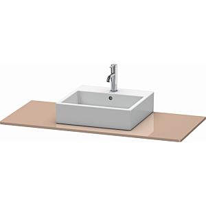 Duravit XSquare console XS060D08686 80x55cm, with 2000 cutout, high gloss cappuccino