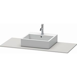 Duravit XSquare console XS060F03939 120x55cm, with 2000 cut-out, Nordic white satin finish