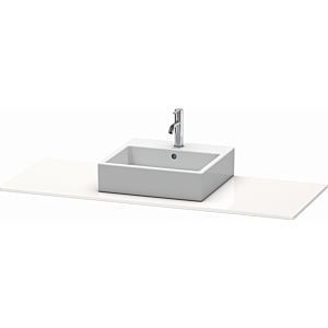 Duravit XSquare console XS060GM2222 140x55cm, with 2000 cutout, center, white high gloss