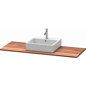 Duravit XSquare solid wood console XS061GM7777 140x55cm, with 2000 cutout, middle, American walnut
