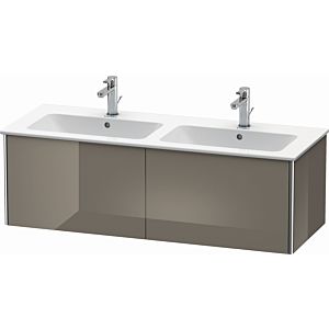 Duravit XSquare Duravit XSquare XS407508989 128x40x47.8cm, 2 pull-outs, flannel gray high gloss