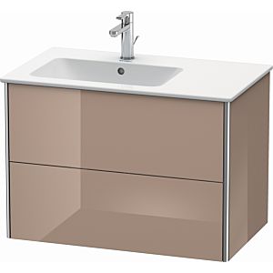 Duravit XSquare Duravit XSquare XS417608686 81x56x47.8cm, 2 drawers, basin on the left, high-gloss cappuccino