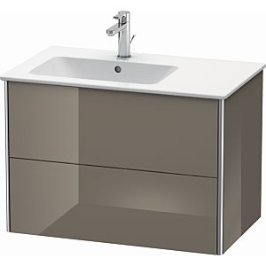 Duravit XSquare Duravit XSquare XS417608989 81x56x47.8cm, 2 drawers, basin on the left, flannel gray high gloss