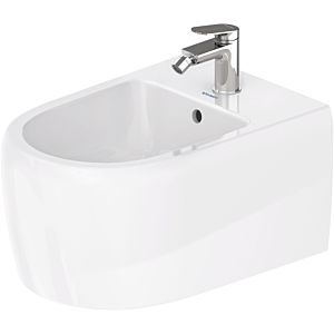 Duravit Qatego wall bidet 2263150000 38.5x57cm, with tap hole, overflow, tap hole bench, white high gloss