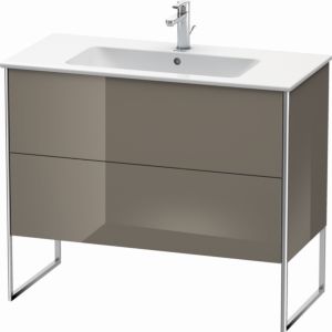 Duravit XSquare Duravit XSquare XS444708989 101x59.2x47.8cm, 2 pull-outs, flannel gray high gloss