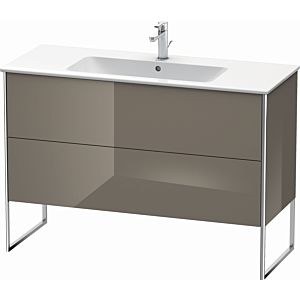Duravit XSquare Duravit XSquare XS444808989 121x59.2x47.8cm, 2 pull-outs, flannel gray high gloss