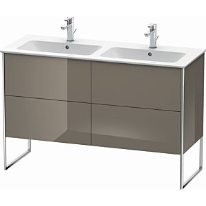 Duravit XSquare Duravit XSquare XS444908989 128x59.2x47.8cm, 4 pull-outs, flannel gray high gloss