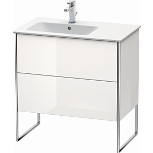 Duravit XSquare Duravit XSquare XS445008585 81x59.2x47.8cm, 2 pull-outs, basin on the left, white high gloss