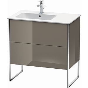 Duravit XSquare Duravit XSquare XS445008989 81x59.2x47.8cm, 2 pull-outs, basin on the left, flannel gray high-gloss
