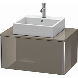 Duravit XSquare Duravit XSquare XS490008989 80x40x54.8cm, 2000 pull-out, flannel gray high gloss