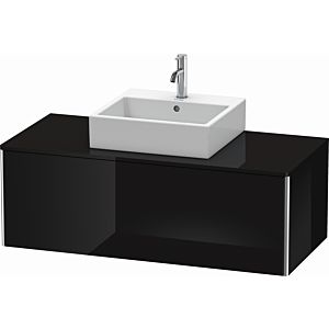 Duravit XSquare Waschtisch-Unterschrank XS490204040 120x40x54,8cm, 1 Auszug, schwarz hochglanz