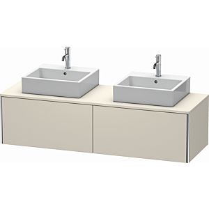 Duravit XSquare Duravit XSquare XS4907B9191 160x40x54.8cm, 2 pull-outs, on both sides, Taupe