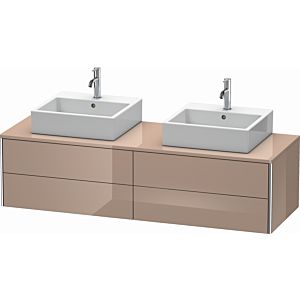 Duravit XSquare Duravit XSquare XS4917B8686 160x40x54.8cm, 4 drawers, double-sided, high-gloss cappuccino