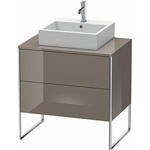 Duravit XSquare Duravit XSquare XS492008989 80x53.8x54.8cm, 2 pull-outs, flannel gray high gloss