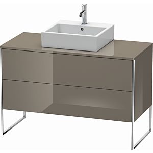Duravit XSquare Duravit XSquare XS492208989 120x53.8x54.8cm, 2 pull-outs, flannel gray high gloss