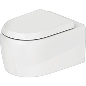 Duravit Qatego WC suspendu à fond creux 2556092000 38,5x57cm, 4,5 l, sans rebord, blanc brillant HygieneGlaze