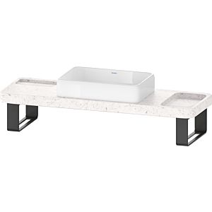 Duravit Qatego washbasin console set D4800700 140x45x90cm, with console, console support, polished marble structure