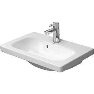 Duravit DuraStyle furniture washbasin 2337630000 Compact , 63x40cm, white, with overflow, 2000 tap hole