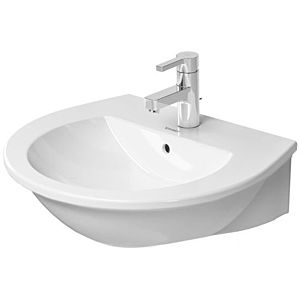 Duravit Darling Nouveau lavabo 2621550000 avec trou pour robinetterie, avec trop-plein, blanc