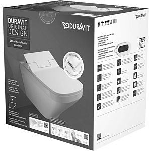 Duravit DuraStyle Dusch-WC Set 631001002004300 weiß, rimless inkl. SensoWash Slim Dusch WC-Sitz