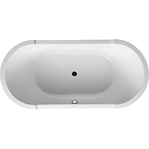 Duravit Oval bathtub Starck , 190x90cm white, free-standing, with apron &amp; frame
