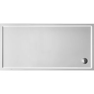 Duravit Starck Slimline rectangular shower 720240000000001 180 x 80 x 6.5 cm, anti-slip, white