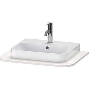 Duravit Happy D.2 Plus basin console HP031B03939 65x48cm, with 1 cut-out, nordic white satin finish