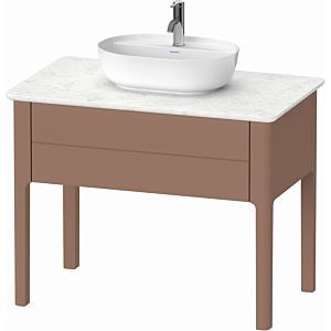 Duravit Luv vanity unit LU956405454 93.8x57 74.3cm, 2000 pull-out, standing, almond satin finish