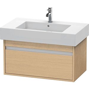 Duravit Ketho vanity unit KT669003030 80 x 45.5 cm, Eiche natur , 2000 pull-out, wall-hung