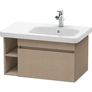 Duravit DuraStyle vanity unit DS639307575 73 x 44.8 cm, basin on the right, linen, 2000 pull-out