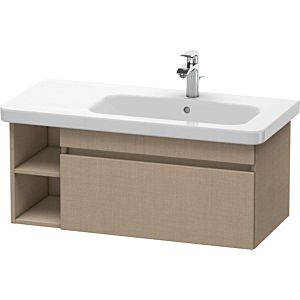 Duravit DuraStyle vanity unit DS639607575 93 x 44.8 cm, basin on the right, linen, 2000 pull-out
