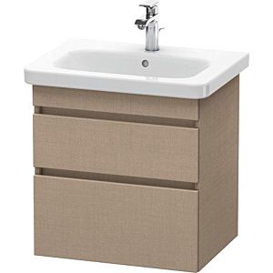 Duravit DuraStyle vanity unit DS648007575 58 x 44.8 cm, linen, 2 drawers, wall-hung