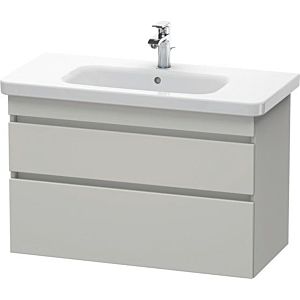 Duravit DuraStyle vanity unit DS648200707 93 x 44.8 cm, concrete gray matt, 2 drawers, wall-hung