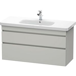Duravit DuraStyle vanity unit DS649500707 113 x 44.8 cm, concrete gray matt, 2 drawers, wall-hung