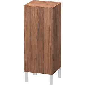 L-Cube Duravit tall cabinet LC1189L7979 individual, door on the left, natural walnut