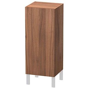 L-Cube Duravit tall cabinet LC1189R7979 individual, door on the right, natural walnut