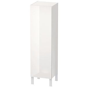 L-Cube Duravit tall cabinet LC1178R8585 40x36.3x132cm, door on the right, white high gloss