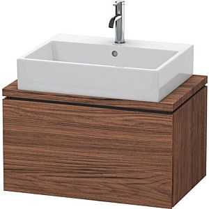 Duravit L-Cube vanity unit LC580102121 72 x 47.7 cm, dark walnut, for console, 2000 pull-out