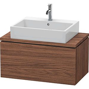 Duravit L-Cube vanity unit LC580202121 82 x 47.7 cm, dark walnut, for console, 2000 pull-out