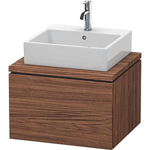 Duravit L-Cube vanity unit LC581002121 62 x 54.7 cm, dark walnut, for console, 1 pull-out