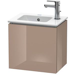 Duravit L-Cube vanity unit LC6272R8686 42x29.4x40cm, wall-hung, door on the right, cappuccino high gloss