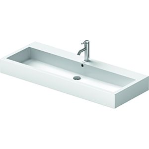 Duravit Vero washbasin 0454120800 120x47cm, with tap hole, with overflow, with tap platform, black