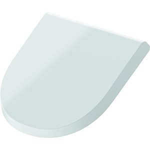 Duravit Me by Starck urinal cover 0024090000 white, with automatic lowering, chrome hinges