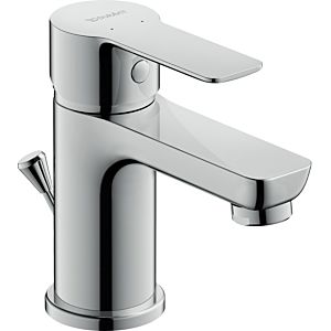 Duravit A . 2000 single-lever basin mixer A11010001010 S-Size, chrome, pull rod, projection 95mm, with pull rod waste set