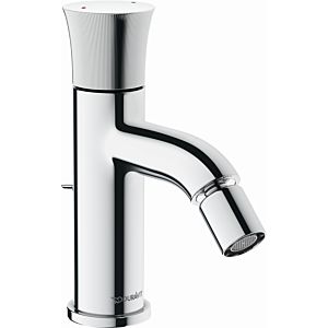 Duravit White Tulip mixer WT2400001010 with pop-up waste set, projection 111mm, chrome