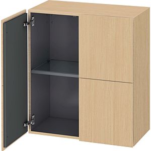 L-Cube Duravit tall cabinet LC117703030 70x36.3x80cm, 2 doors, Eiche natur