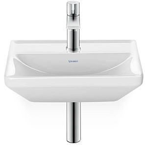 Duravit D-Neo Cloakroom basin 0738450041 45x33.5cm, without overflow, tap platform, 2000 tap hole, punched out