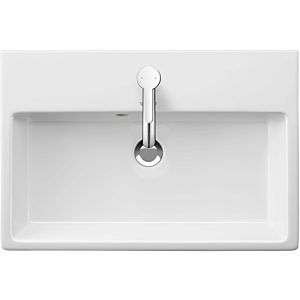 Duravit Vero Air vanity unit 23686000411 60x40cm, with tap hole, with tap platform, without overflow, white WonderGliss