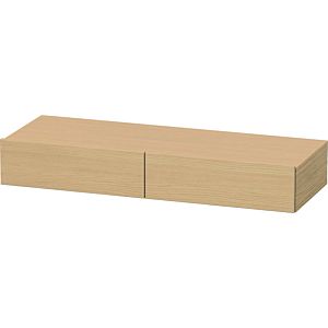 Duravit DuraStyle étagère tiroir DS827103030 120 x 44 cm, 2 tiroirs, Eiche natur , avec support console