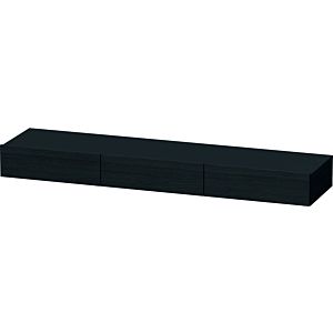 Duravit DuraStyle drawer shelf DS827301616 180 x 44 cm, 3 drawers, Eiche schwarz , with console support